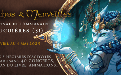 Stand reliure à Échos et Merveilles 1er-4 mai 2025